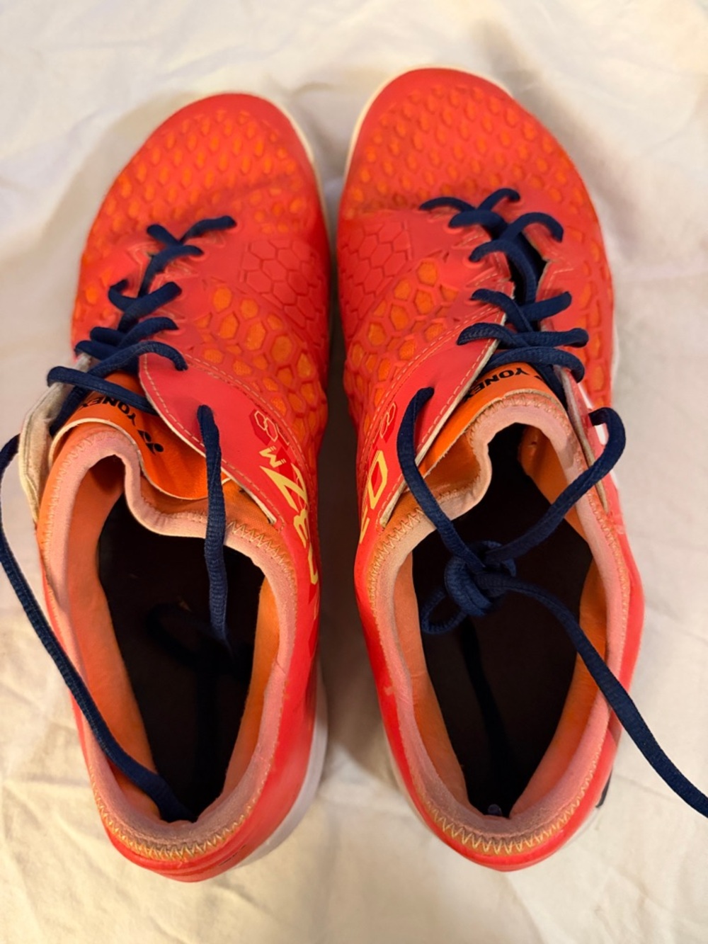 Men's Orange Power Cushion Athletic Running Shoes